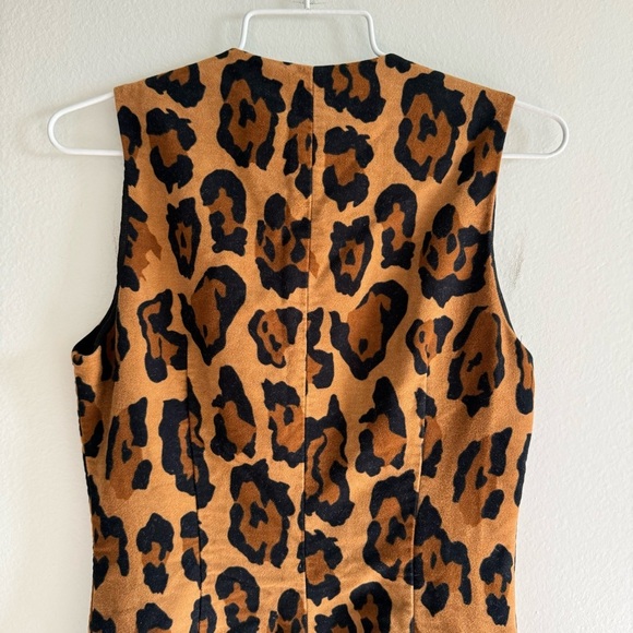 Jungle Kenzo Vintage Leopard Button Up Dress Size XS Made in France - Picture 11 of 11